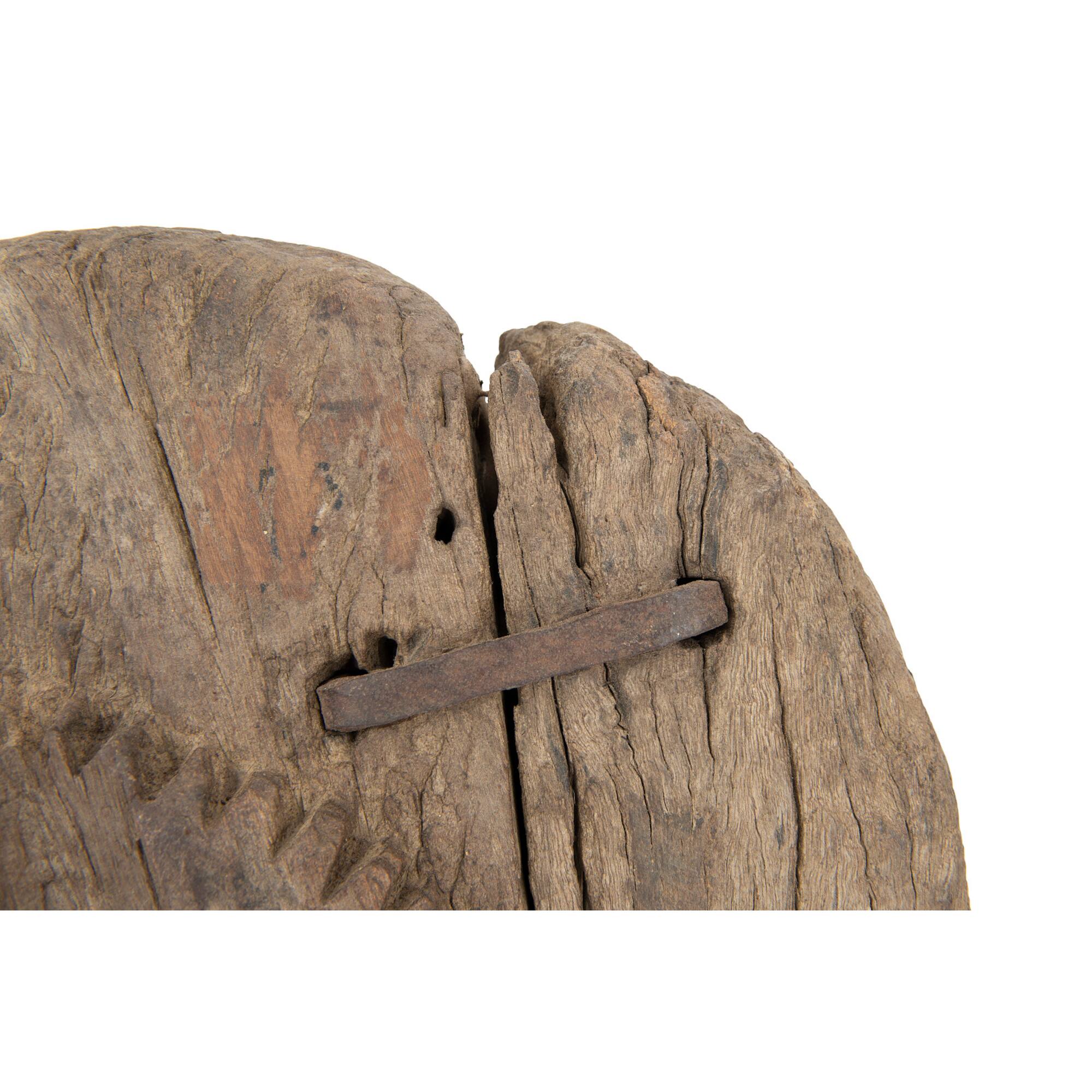 Hello Honey® Found Wood Wheel Cog Bookends Set